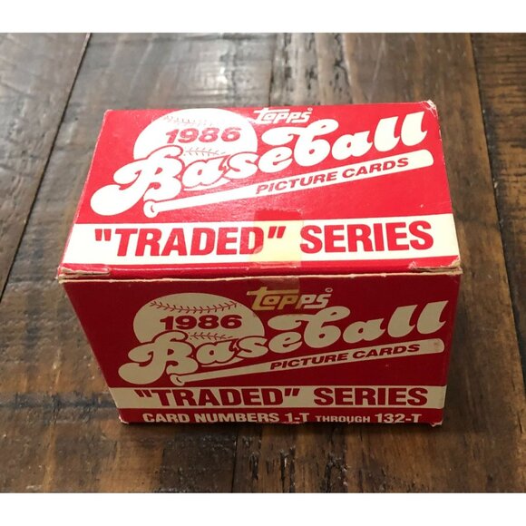 1986 Topps Traded Complete Baseball Cards SET 1-132 Bonds Canseco Bo Jackson RCs - Picture 1 of 3